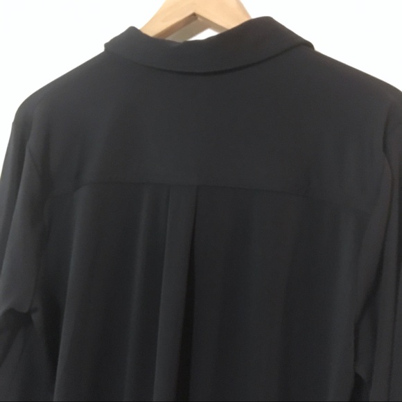 Land’s End black shirt dress NWOT - Picture 7 of 8